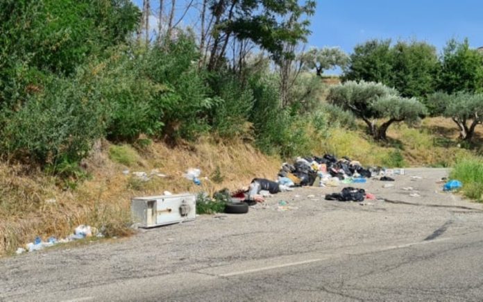abbandono rifiuti strade cosenza