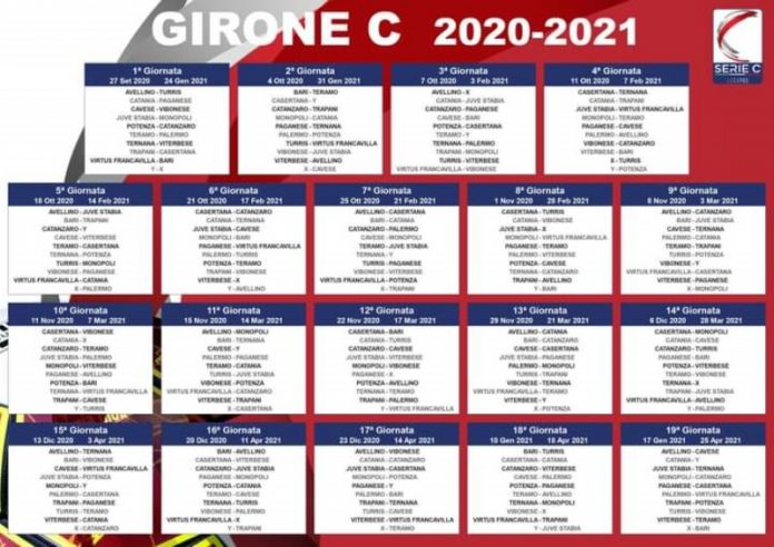 calendario serie c