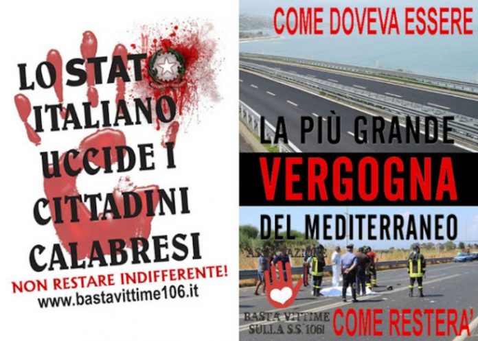 ennesimo incidente stradale associazione basta vittime strada statale 106