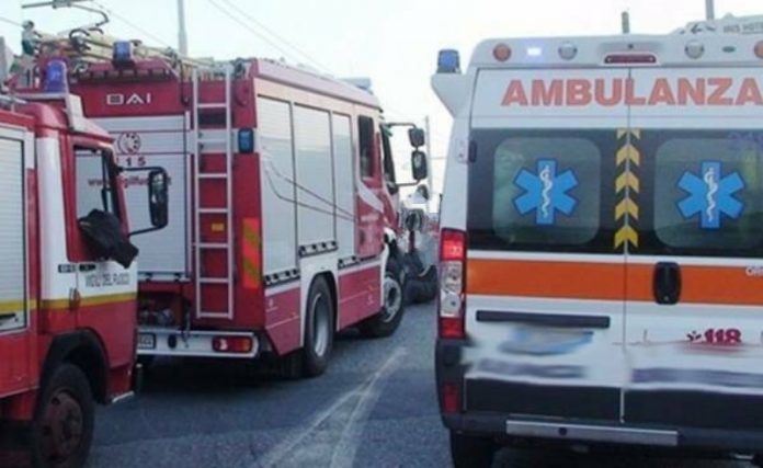 vigili del fuoco 118 ambulanza incidente condofuri rc