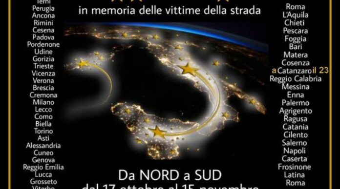 angeli in moto in ricordo delle vittime della strada