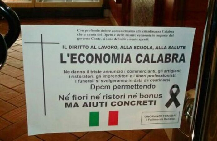 Lamezia manifesto funebre