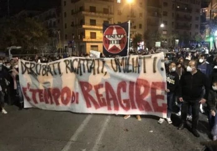 manifestazione sanità Cosenza