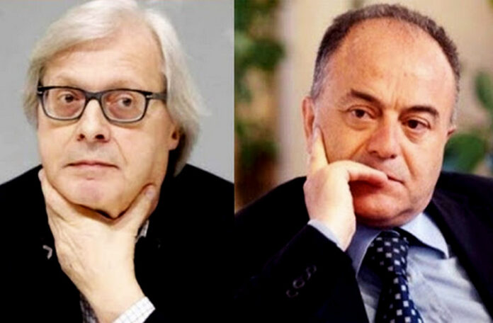 sgarbi difende tallini contro gratteri