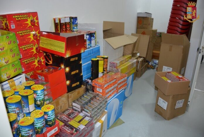 sequestro fuochi d'artificio