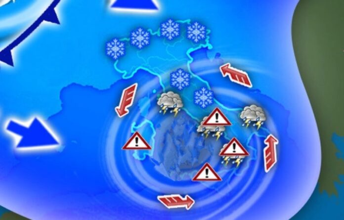 calabria maltempo pioggia temporali