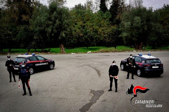 carabinieri reggio calabria posto di blocco