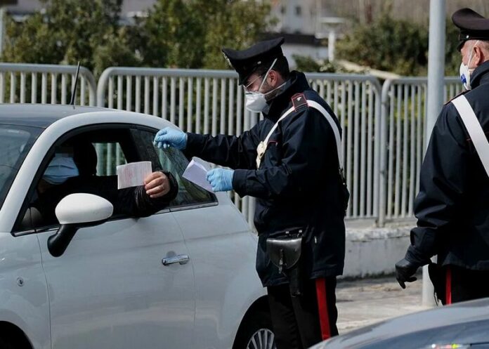 controlli carabinieri spostamenti