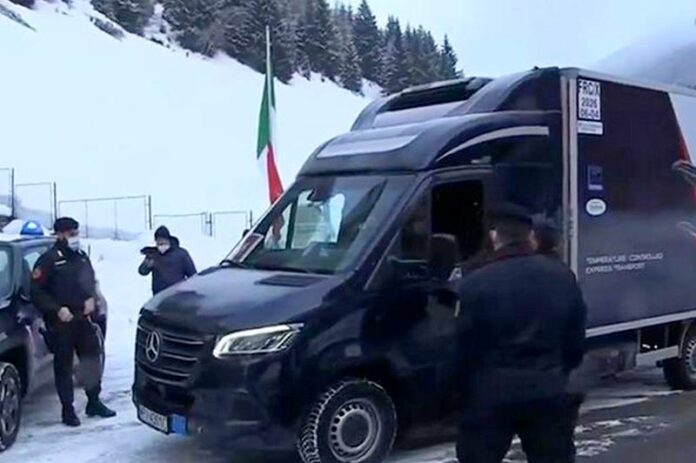 furgone vaccino covid