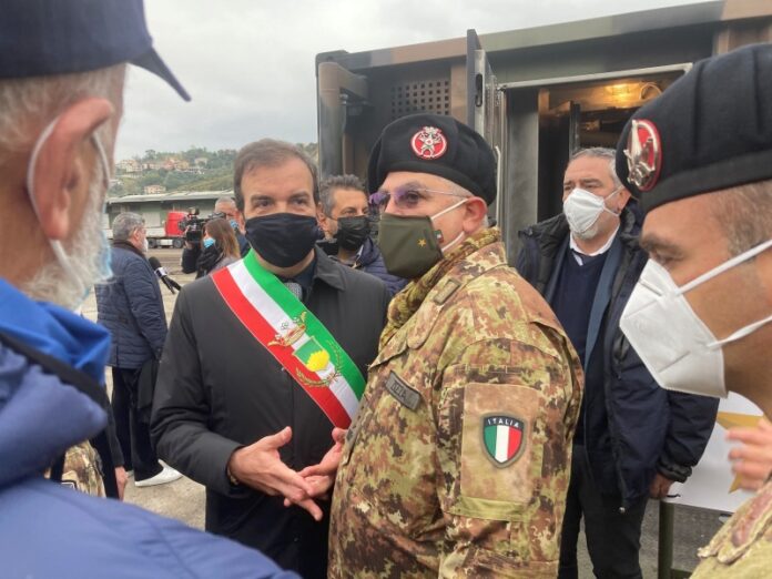 dimesso primo paziente covid ospedale da campo