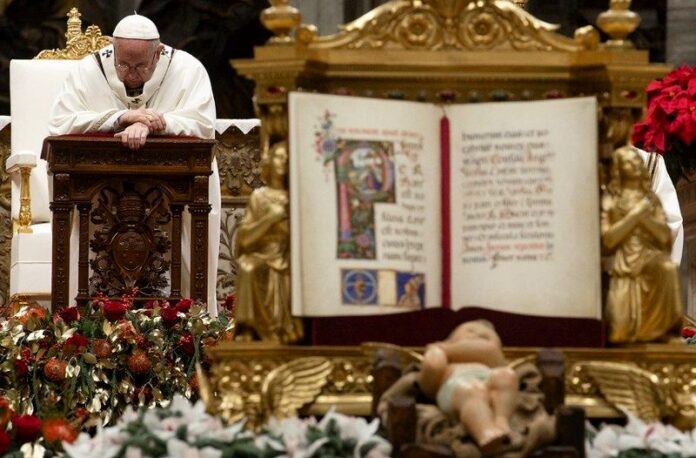 messa notte di natale papa francesco