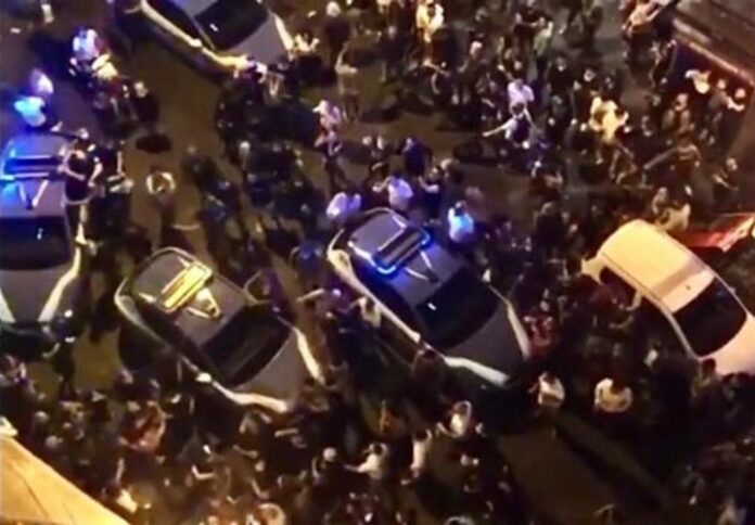 assembramenti polizia Taurianova