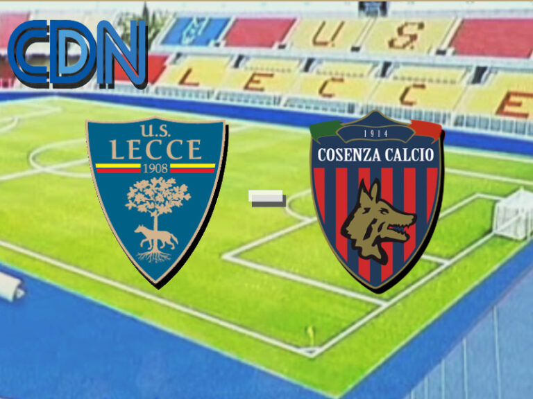Serie B: stasera Lecce – Cosenza. Una gara importante