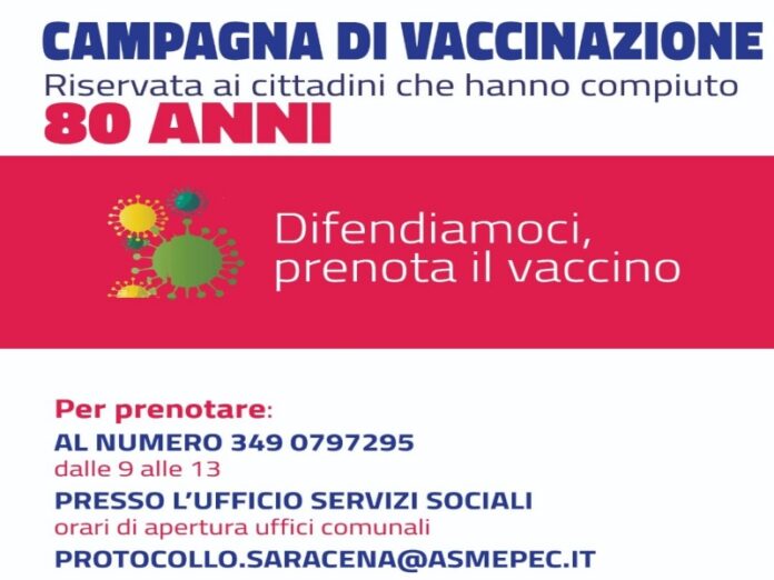 Saracena vaccino over 80