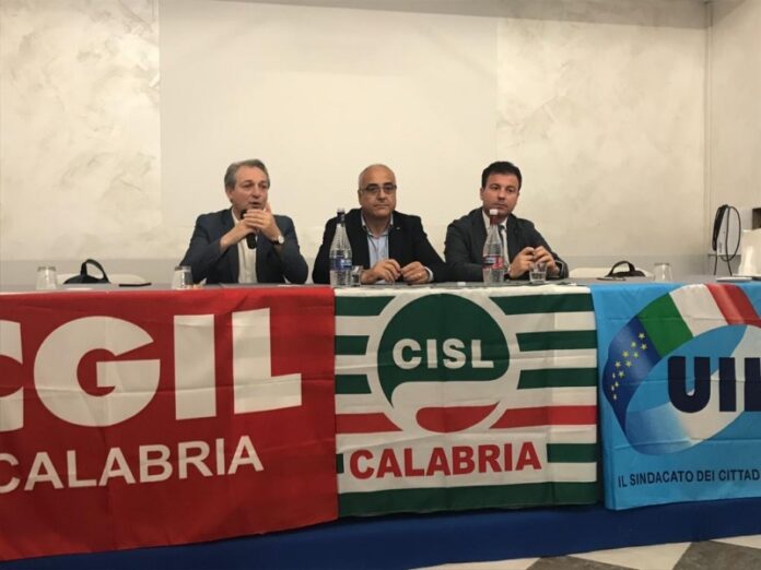 Segretari Cgil Cisl Uil Calabria