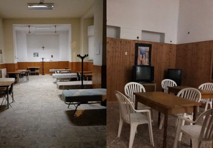 dormitorio senza tetto cosenza