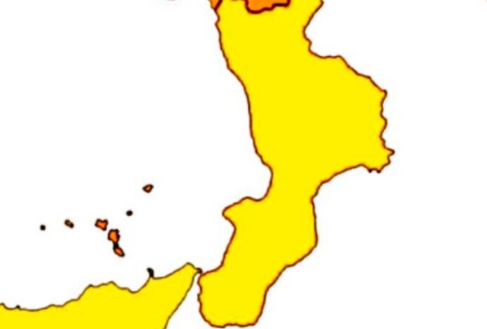 Calabria zona gialla