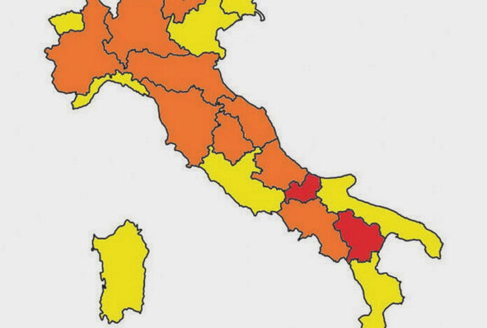 italia mappa zone