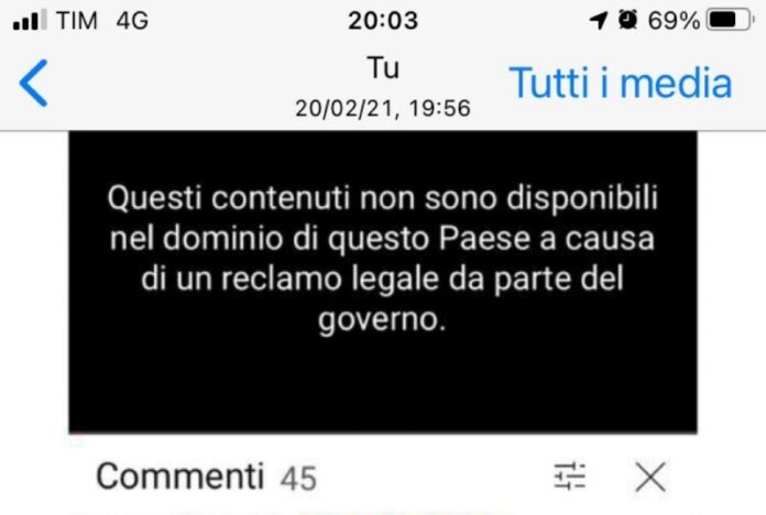 video rimosso