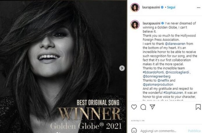 laura pausini golden globe