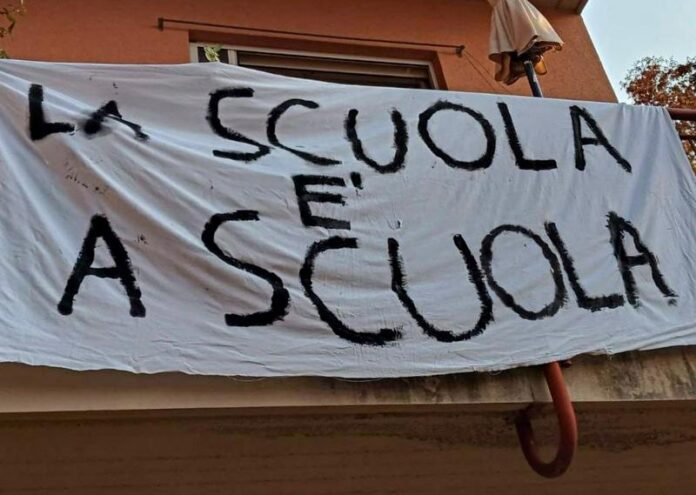 protesta contro la dad