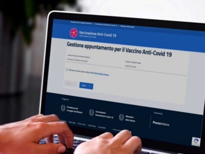 sistema informatico prenotazione vaccini anti covid