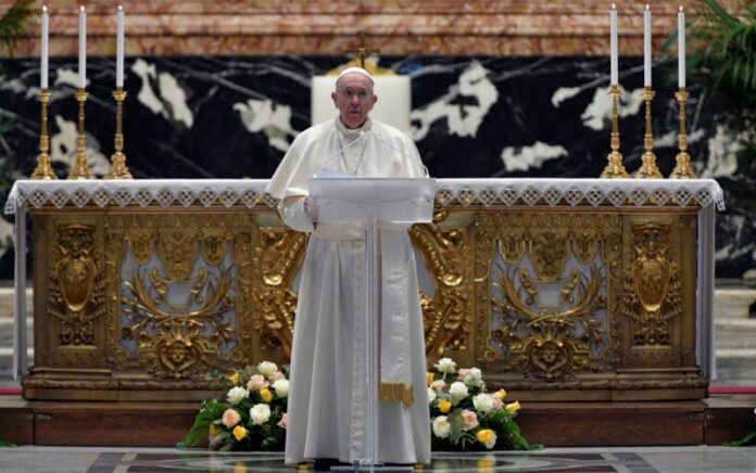 papa Francesco messa di Pasqua