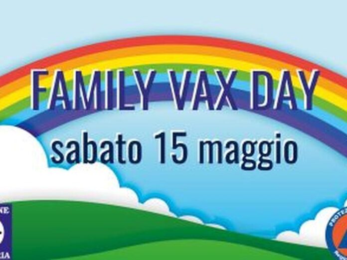 Family vax day Calabria