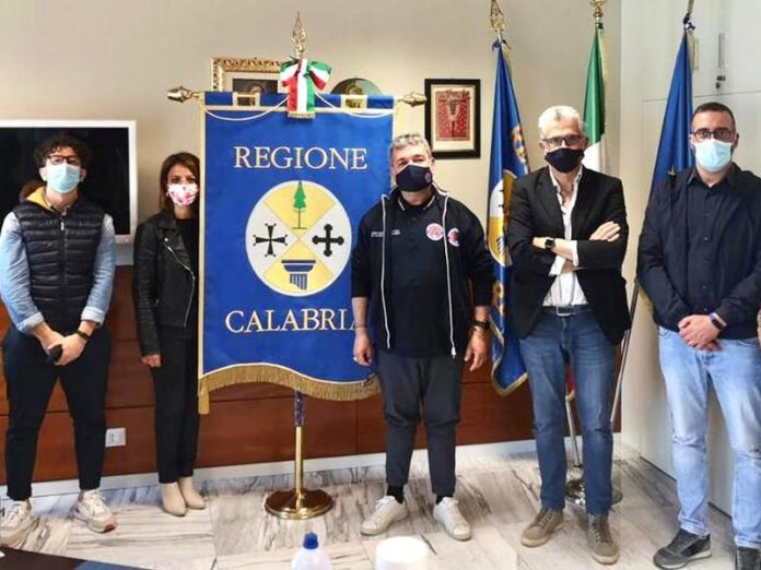 Il presidente Spirli e i rappresentanti dell'ENS nell'incontro di oggi alla Cittadella