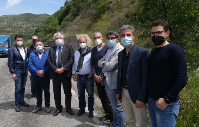 inaugurazione strada diga di tarsia