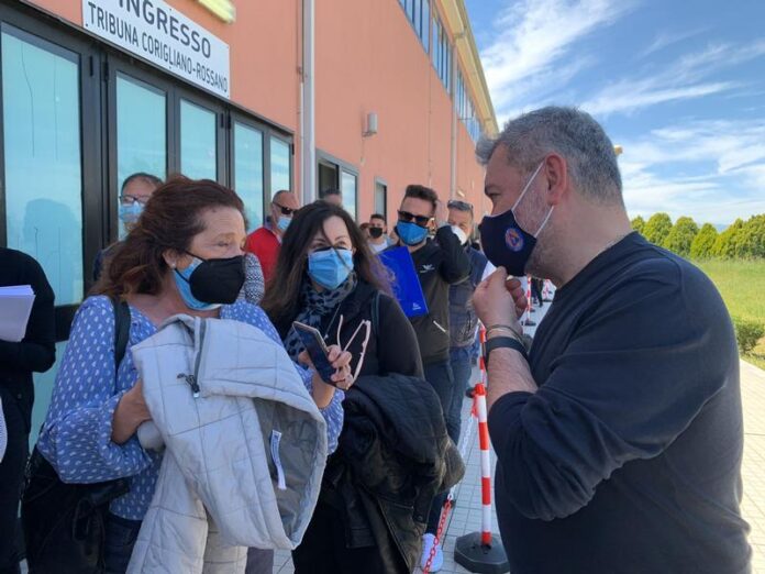 spirlì in visita hub Corigliano
