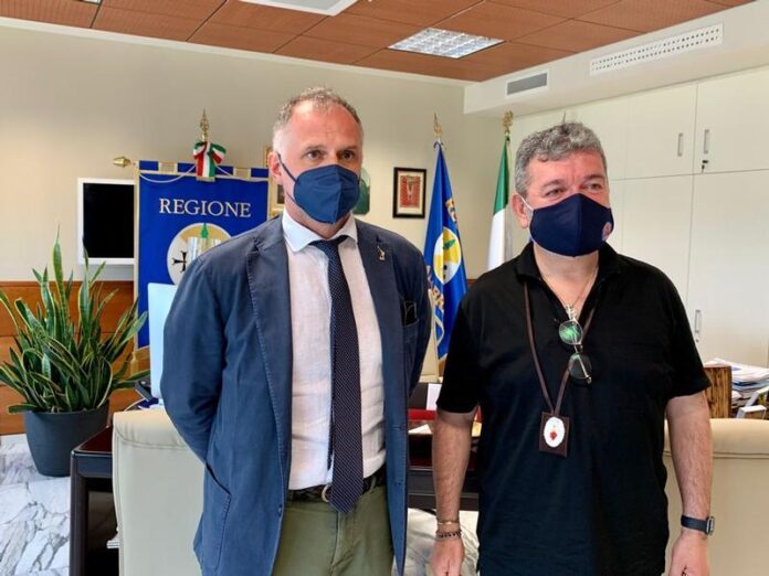 Il presidente Spirlì e il ministro Garavaglia