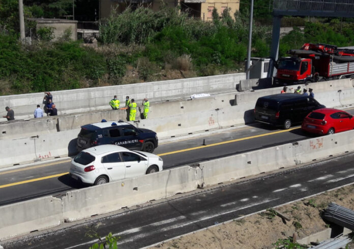 operaio travolto auto A2