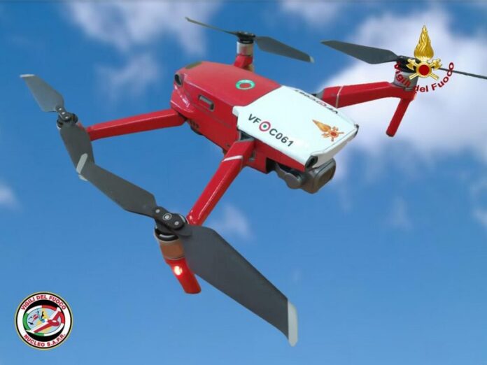 drone vigili del fuoco calabria