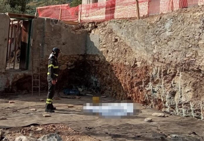 operaio morto Buonvicino