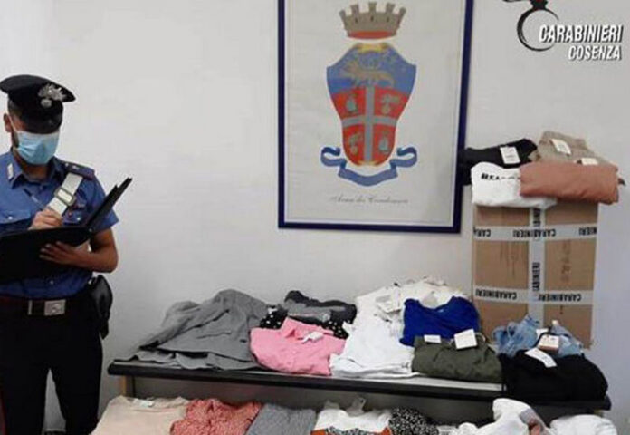 capi abbigliamento rubati cosenza