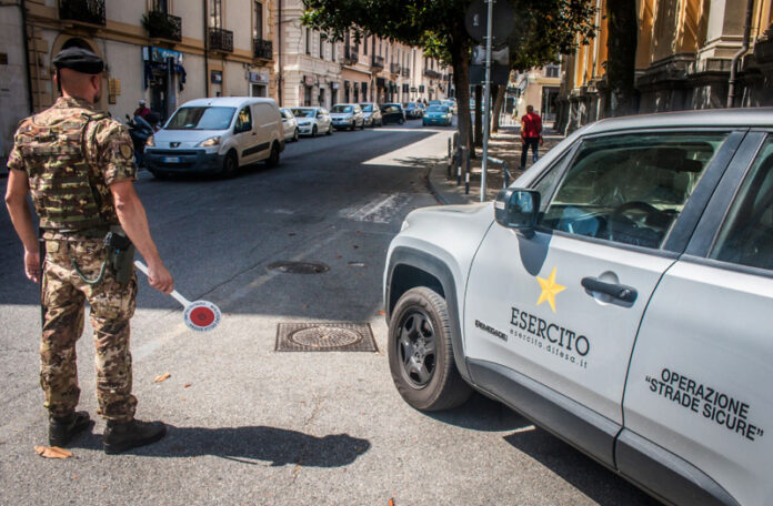 controlli esercito Strade Sicure