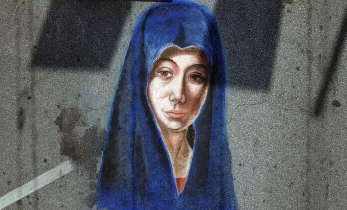 madonna realizzata dai madonnari