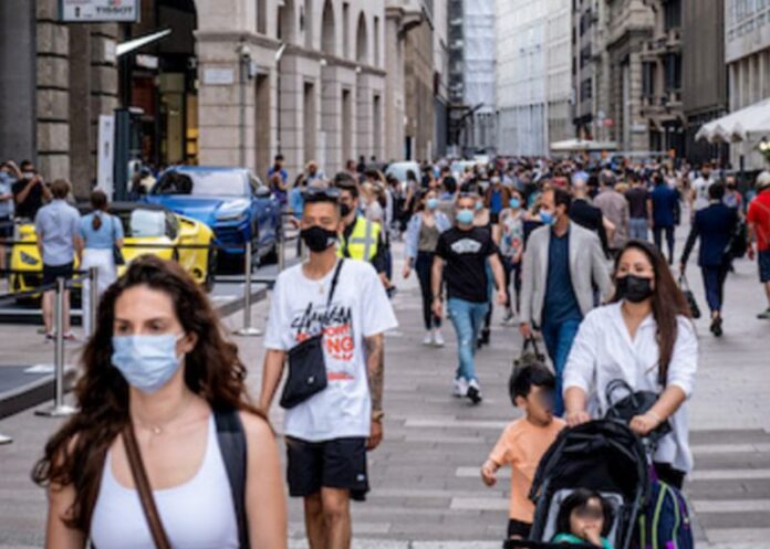 mascherine covid all'aperto