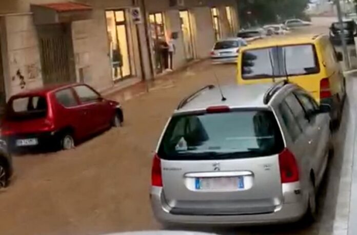 strade allagate soverato