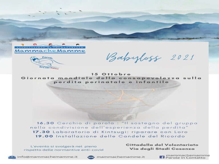 Babyloss, a Cosenza la Giornata Internazionale sul lutto perinatale