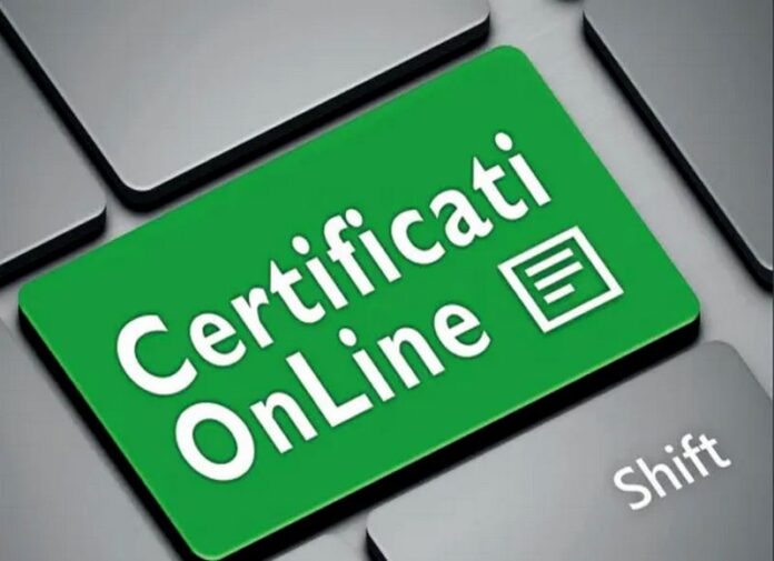certificati anagrafici on line