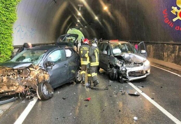 incidente stradale statale 18