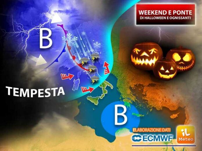 maltempo tempesta Poppea halloween ognissanti