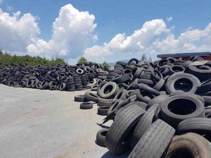 pneumatici recuperati da legambiente