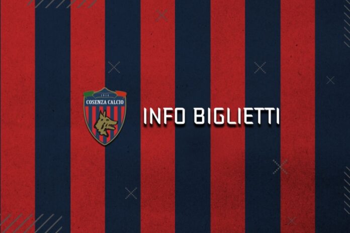 prevendita biglietti partita calcio Cosenza