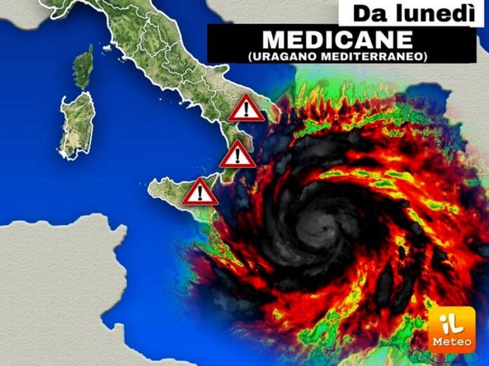 previsioni meteo uragano calabria