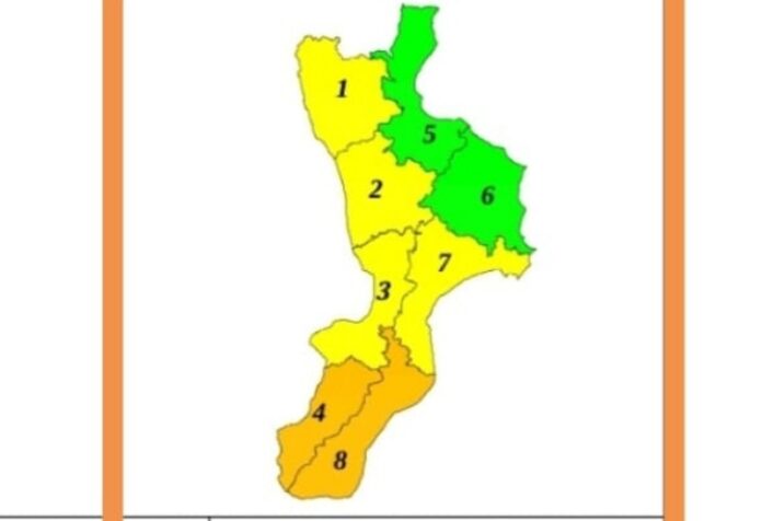 allerta meteo arancione e gialla