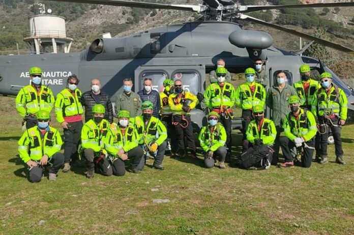 esercitazione soccorso alpino frascineto