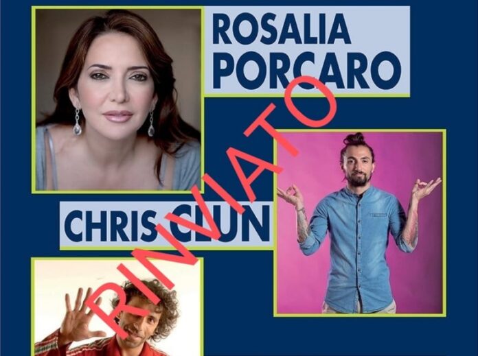 spettacolo comicità cv rinviato